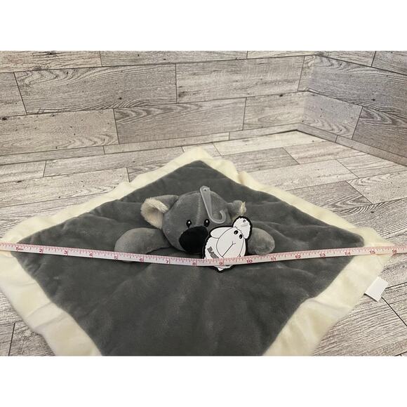 Baberoo Koala Dark Gray Lovey Security Blanket Baby Soother Soft - Picture 7 of 8